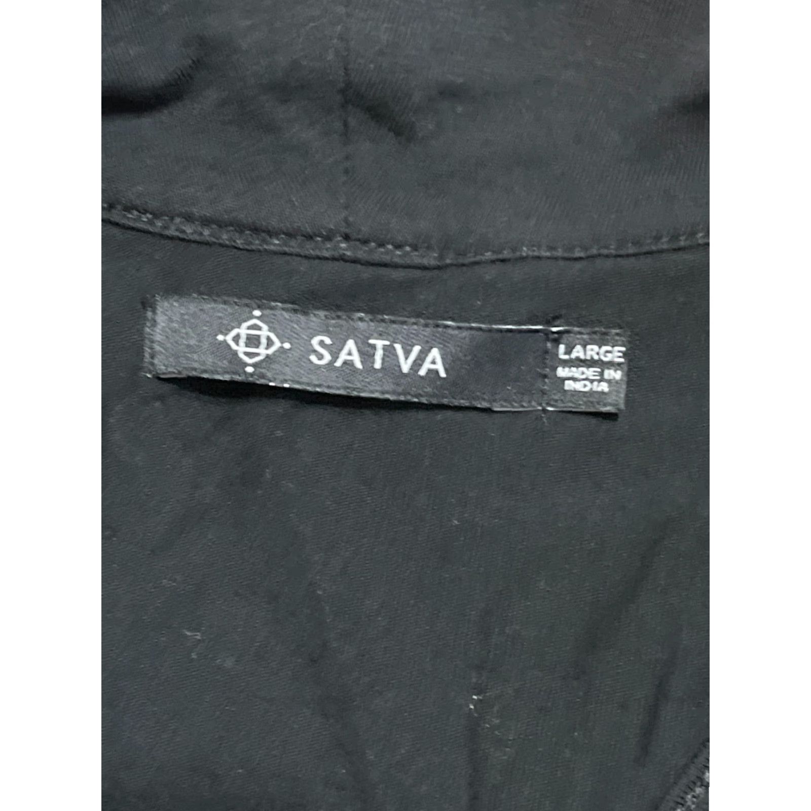 Vintage Satva Shirt Women's Size L Black Sleeveless Cowl Neck Size L / US 10 / IT 46 - 5 Thumbnail