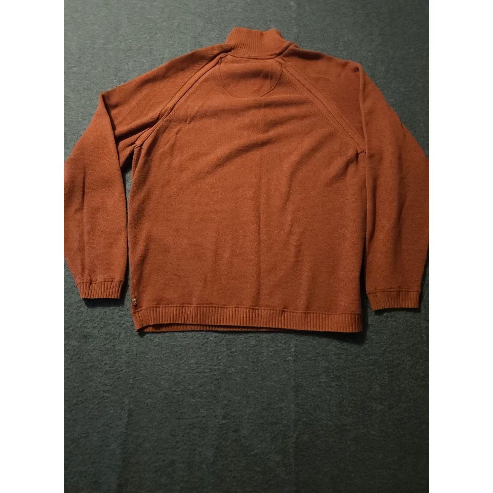 Tommy Bahama Tommy Bahama Sweater 1/4 Zip Shirt Mens Medium Orange Cotton Nylon Knit Pullover Long Sleeve Vintage? Size US M / EU 48-50 / 2 - 8 Thumbnail
