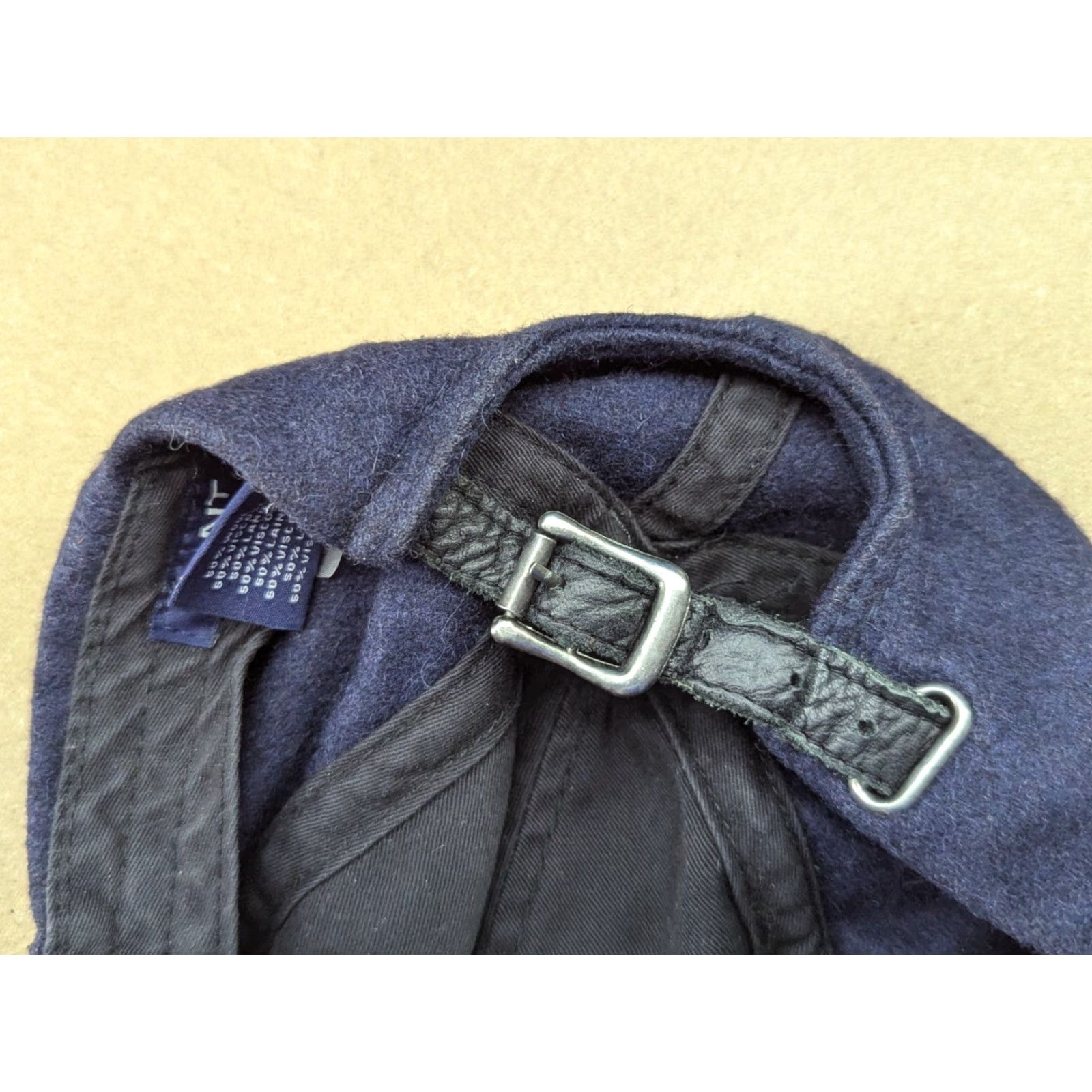 Gant VINTAGE GANT USA Baseball Cap One Size Wool Viscose Blue Adjustable Mens Hat Size ONE SIZE - 8 Thumbnail
