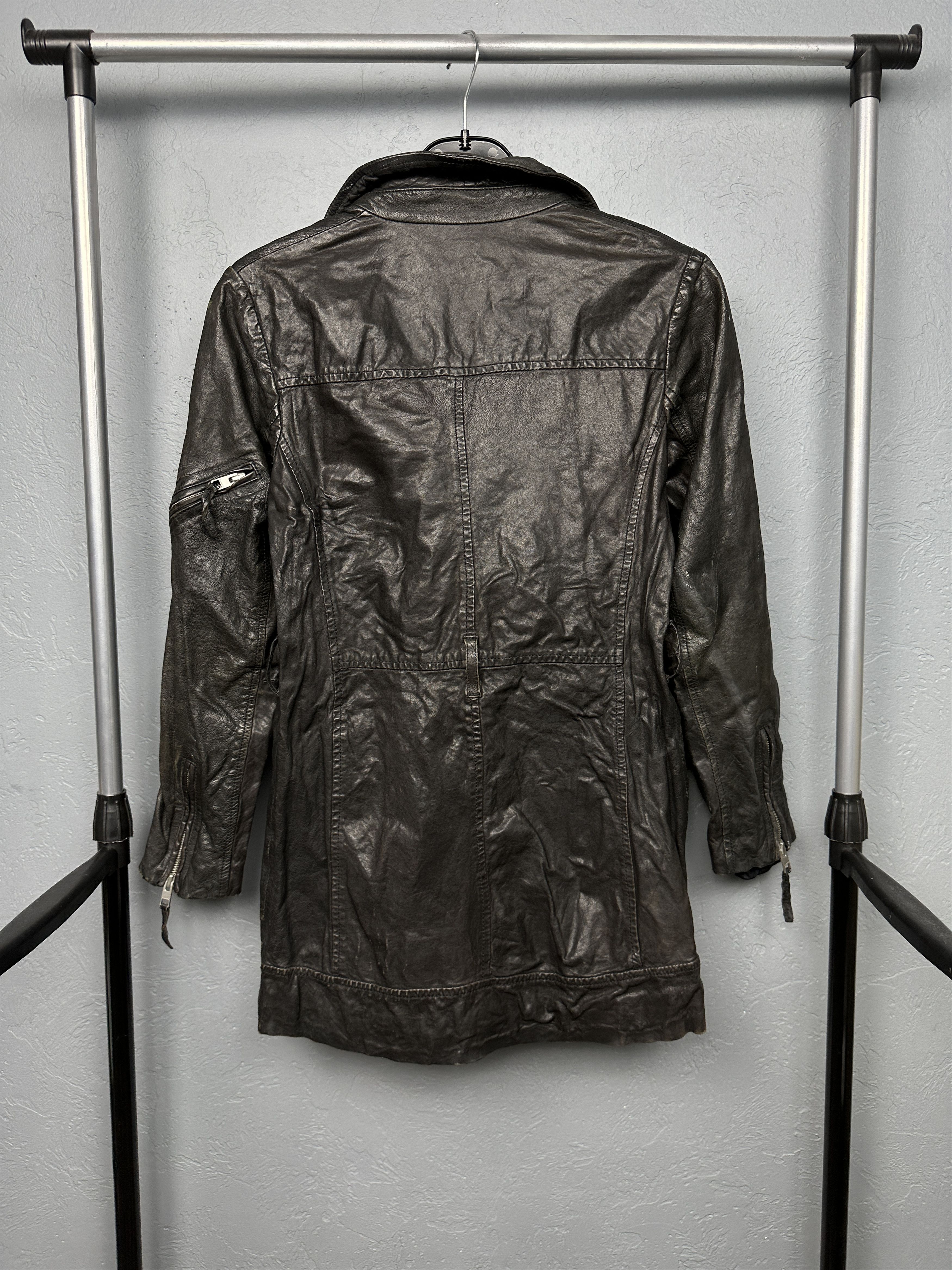 Allsaints Allsaints Womens Blake Biker Leather Jacket Size S / US 4 / IT 40 - 12 Thumbnail