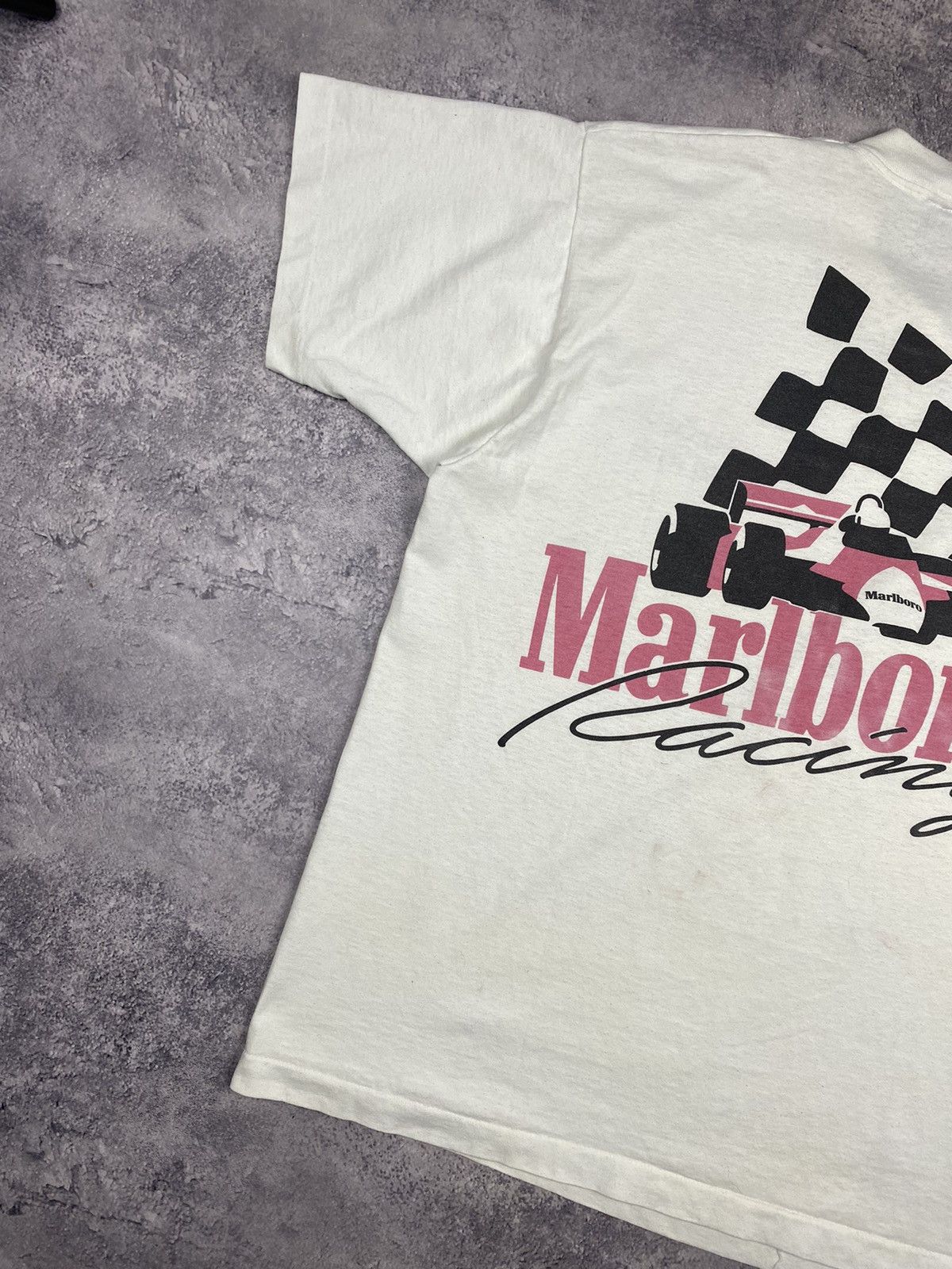 Marlboro Vintage Marlboro Unlimited F1 Racing Single Stitch tee 90’s Size US XL / EU 56 / 4 - 4 Thumbnail