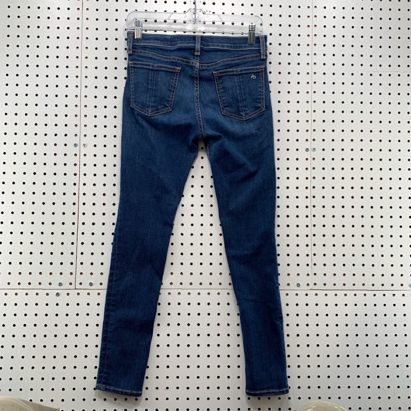 Rag & Bone rag & bone Skinny Ankle Denim Jeans Womens Size 27 Blue Stretch fits 28x27 Denim Jeans Womens 27 Rag & Bone Skinny Ankle Blue Stretch Womens 27 Size 27" / US 4 / IT 40 - 7 Thumbnail