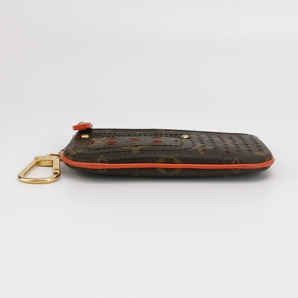 Louis Vuitton Louis Vuitton (LV) Monogram Print Hollow Zipper Coin Purse Size ONE SIZE - 4 Thumbnail