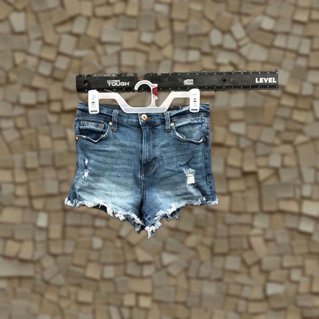 Vintage Kendall And Kylie Drifter High Rise Shorts Juniors Size 5 Dark Wash Blue Denim Jeans Boys? Size 27" / US 4 / IT 40 - 1 Thumbnail