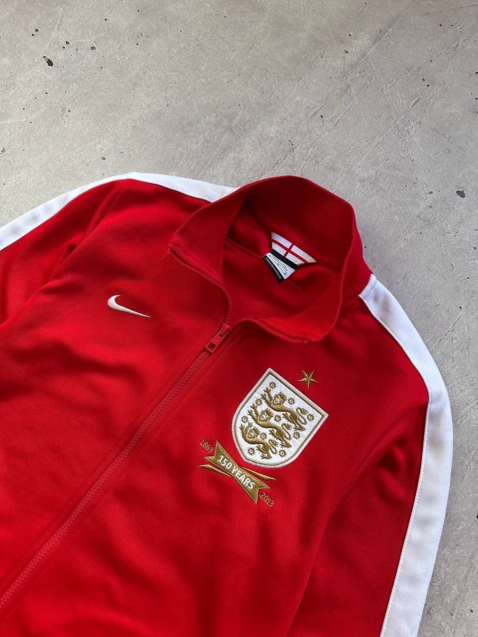 Nike × Vintage Nike England 150 Years 2013 Training Away Football Jacket Size US M / EU 48-50 / 2 - 3 Thumbnail