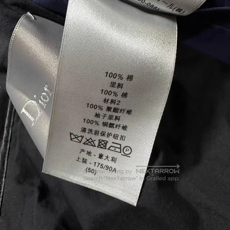 Dior Dior Dark blue double-breasted windbreaker, jacket coat Size US M / EU 48-50 / 2 - 7 Thumbnail