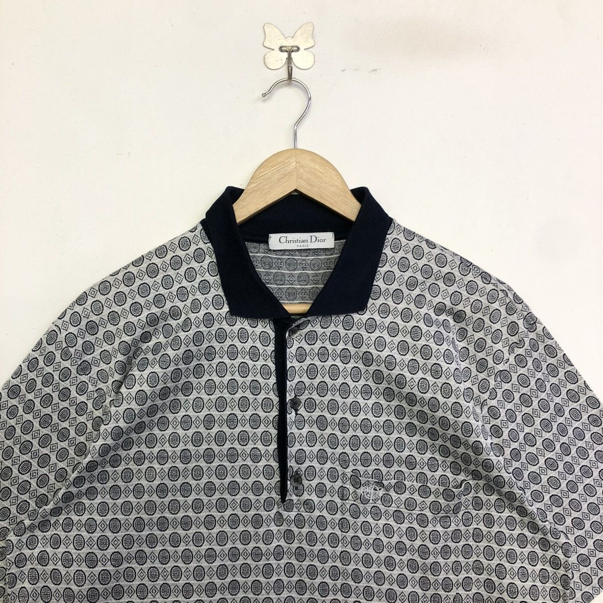 Christian Dior Monsieur Vintage CHRISTIAN DIOR PARIS Monogram Polo Shirt Size US M / EU 48-50 / 2 - 2 Thumbnail