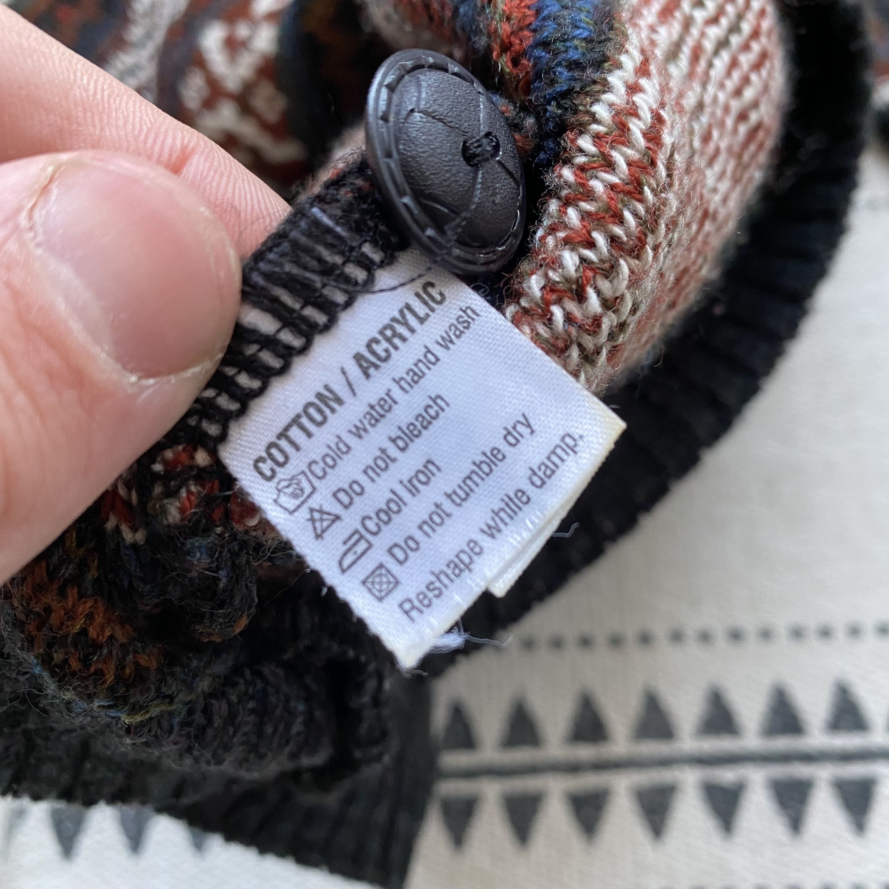 Tundra 👔 Vintage 80s-90s Cozy sweater knit multi cardigan Y2K Size US M / EU 48-50 / 2 - 7 Thumbnail