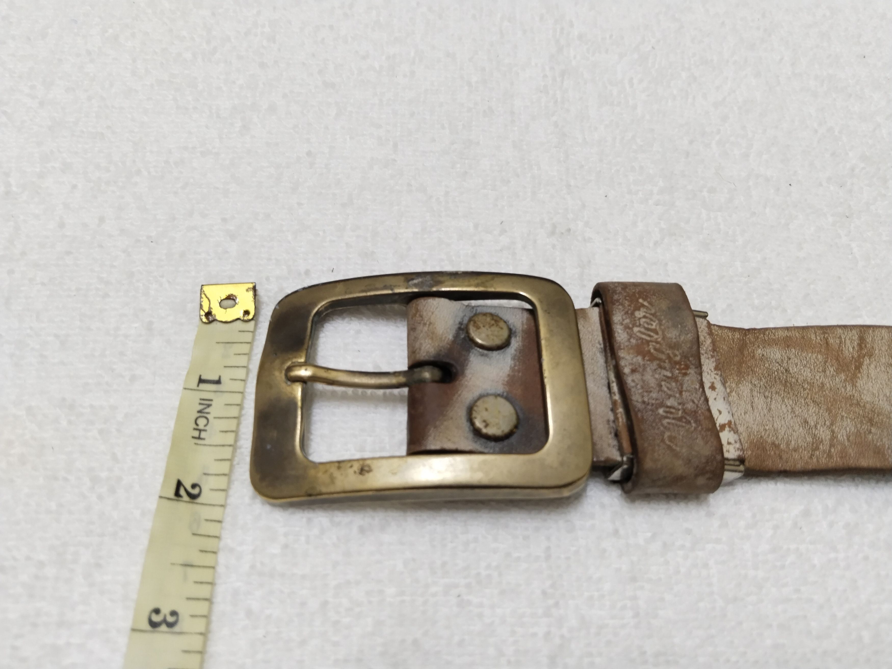 Vintage × Wrangler Vintage Wrangler Solid Brass Buckle Size 28-32 Size 32 - 6 Thumbnail