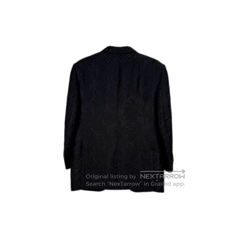 Louis Vuitton Louis Vuitton Black full logo cotton, mulberry silk, linen Size US L / EU 52-54 / 3 - 2 Thumbnail