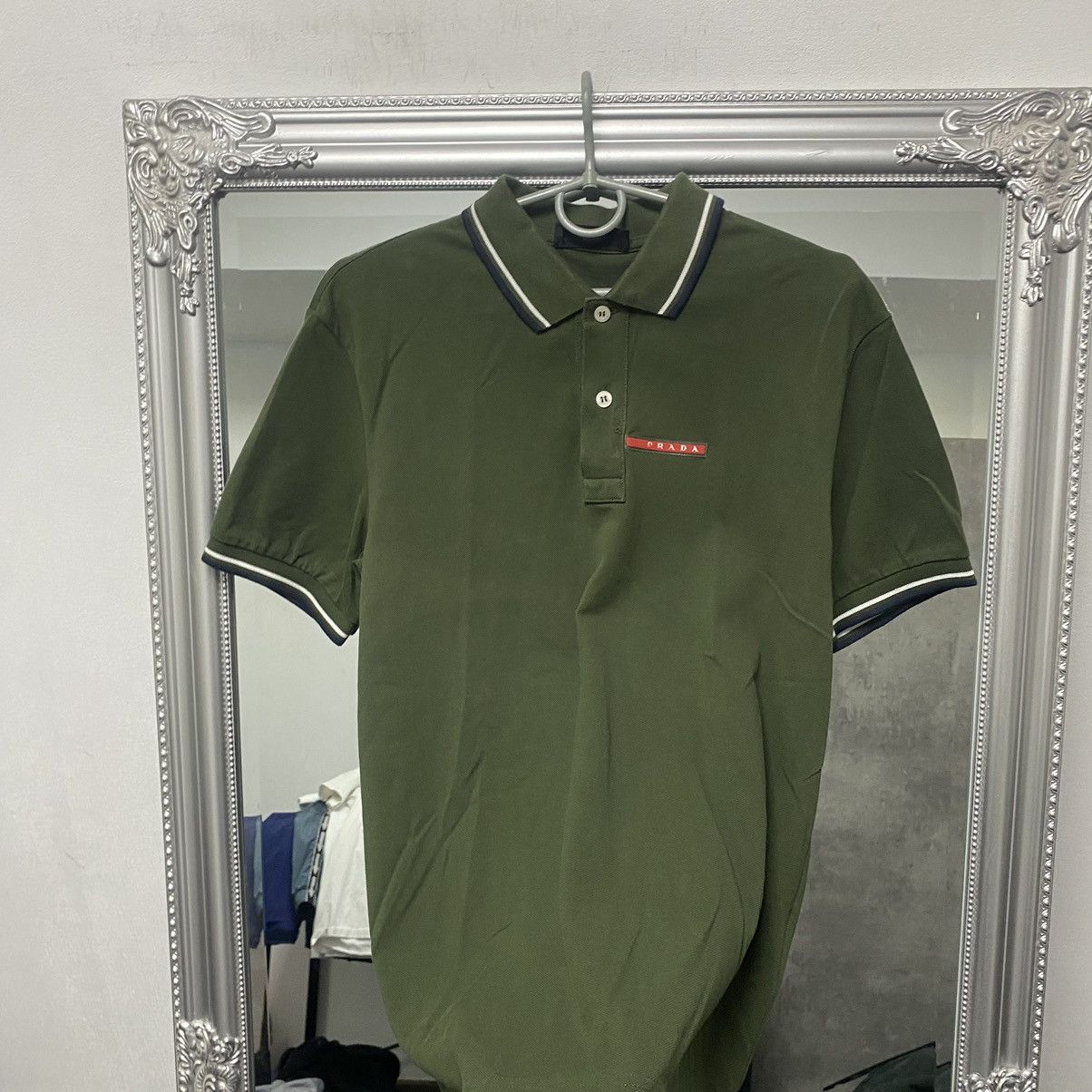 Prada Vintage Prada Polo Shirt Luxury Size US M / EU 48-50 / 2 - 3 Thumbnail