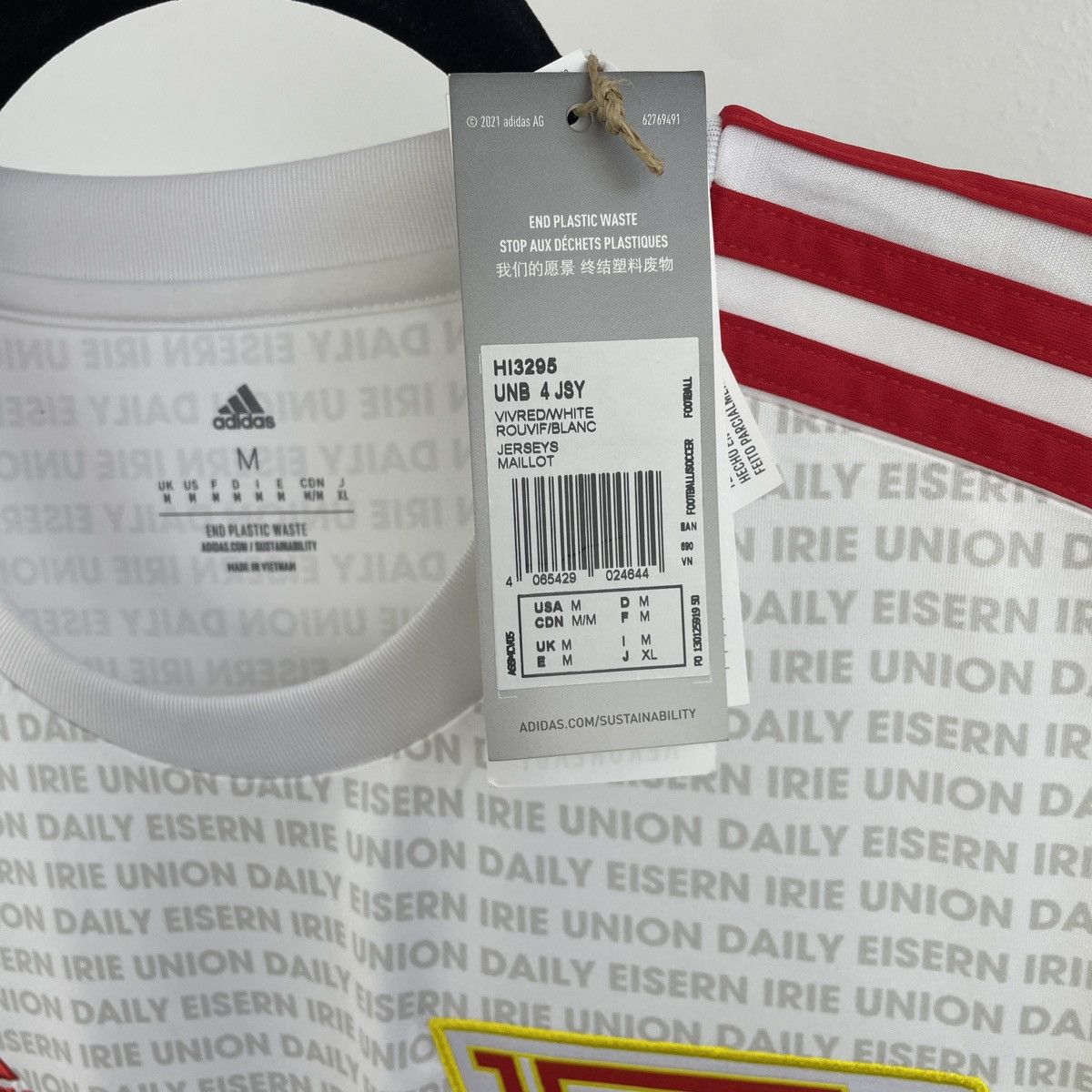 Adidas Union Berlin Fourth Adidas Men’s Jersey Shirt 2022/2023 sz M Size US M / EU 48-50 / 2 - 6 Thumbnail