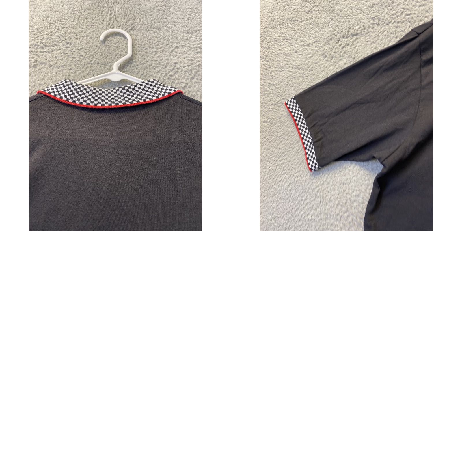 Vintage Crystal Spring Men’s Black Short Sleeve Collared Polo Shirt Size XL/ 46-43 Size US XL / EU 56 / 4 - 8 Thumbnail