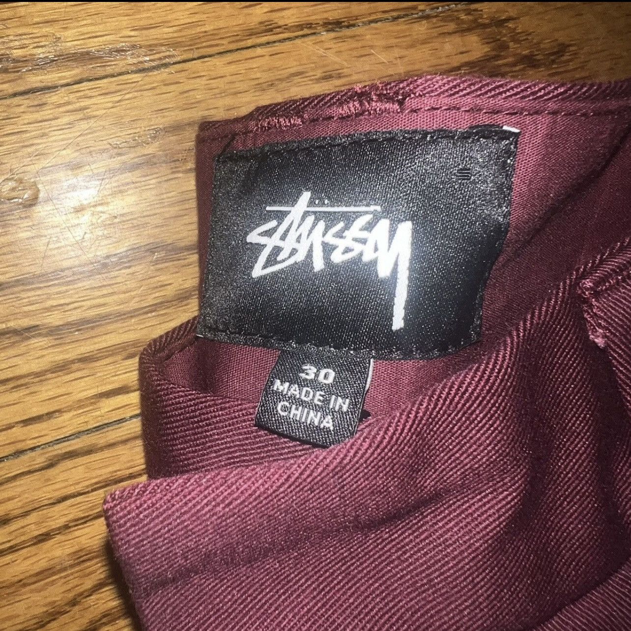 Stussy Stussy Hank Pants Trousers Wine Maroon 116341 New Size: 30 Size US 30 / EU 46 - 3 Thumbnail