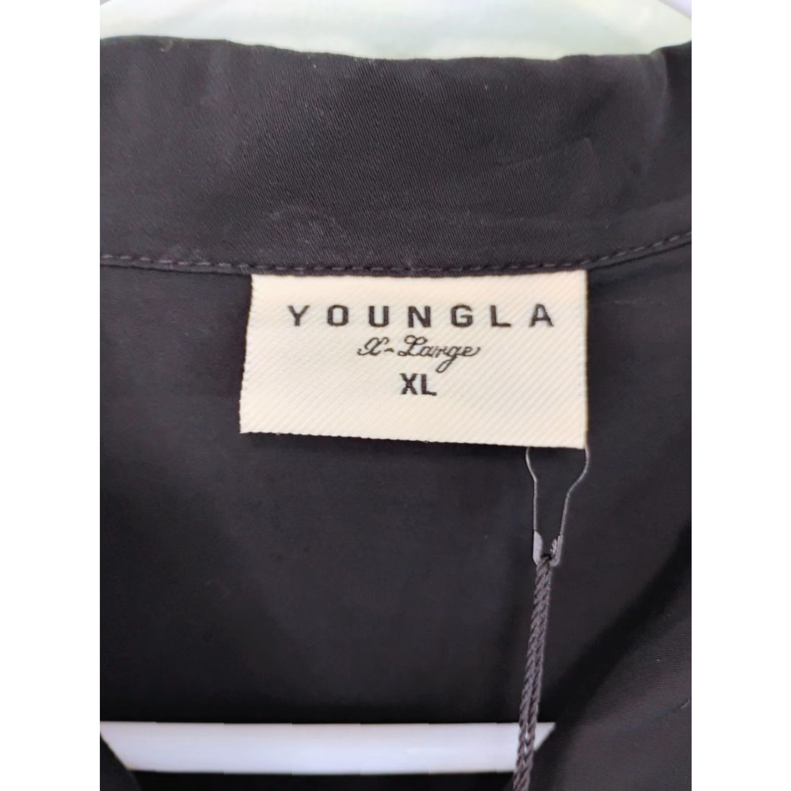 YoungLA Youngla Milano Short Sleeve Button Up Casual Shirt XL Viscose Black Size US XL / EU 56 / 4 - 6 Thumbnail