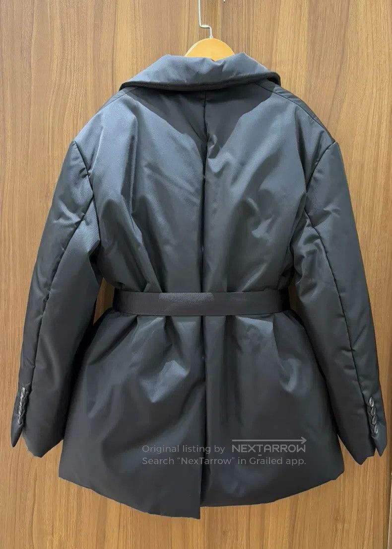 Prada Prada Size50 Waistband lapel breasted suit jacket down jack Size XL / US 12-14 / IT 48-50 - 4 Thumbnail