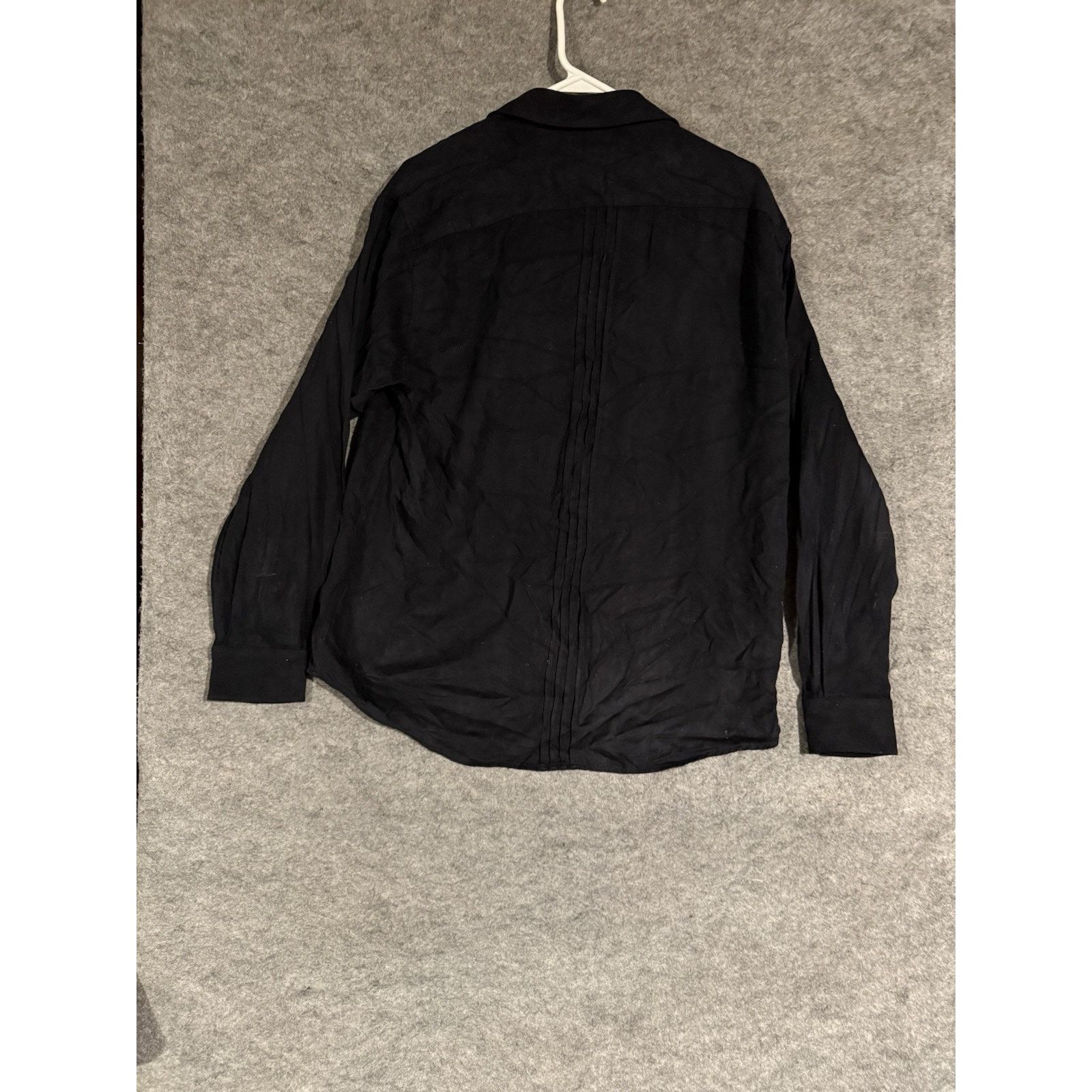 Other Liz Claiborne Blouse Womens Large Pintuck Dark Academia Size L / US 10 / IT 46 - 2 Thumbnail