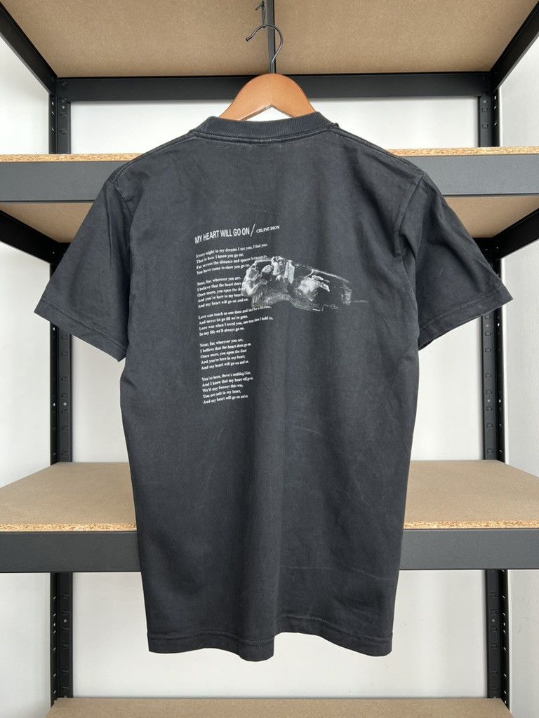 Vintage Vintage 90s Titanic Leonardo Dicaprio Movie Black T-shirt Size US S / EU 44-46 / 1 - 3 Thumbnail