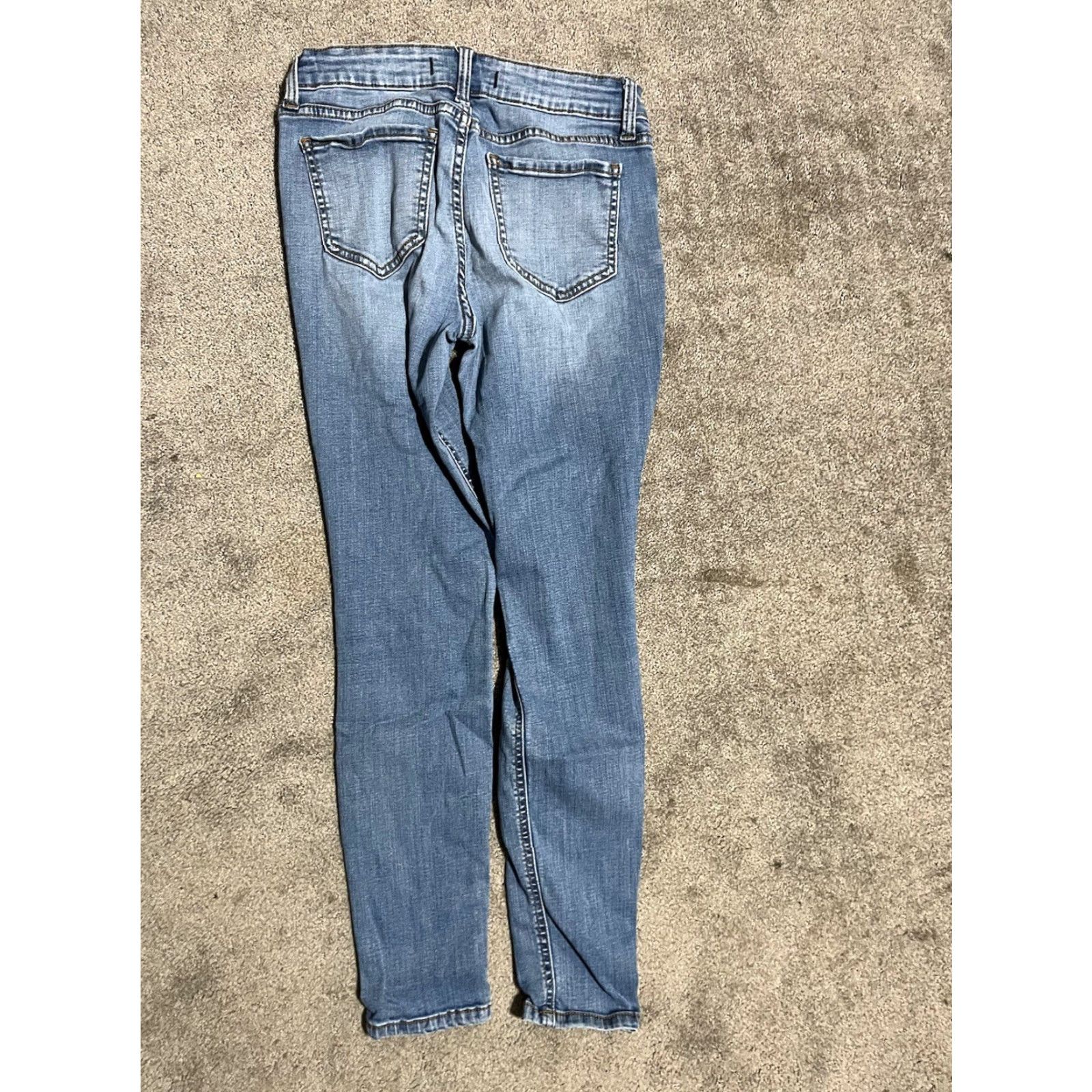 Denime VINTAGE Eunina Jeans Womens Skinny Ankle 5-Pocket Distressed Denim Blue Size 5 Size 27" / US 4 / IT 40 - 4 Thumbnail
