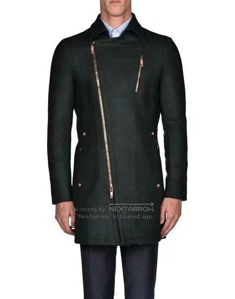 Dirk Bikkembergs Dirk Bikkembergs Black Label Wool Blend Men's Coat. Size US M / EU 48-50 / 2 - 8 Thumbnail