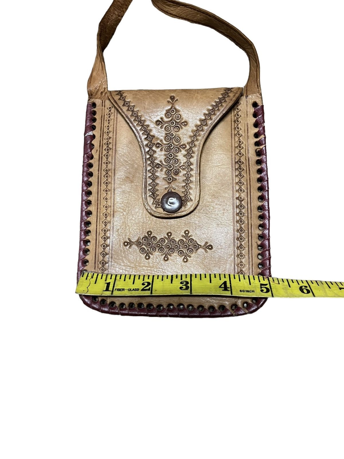 Leather VINTAGE LEATHER SLING BAG Size ONE SIZE - 6 Thumbnail