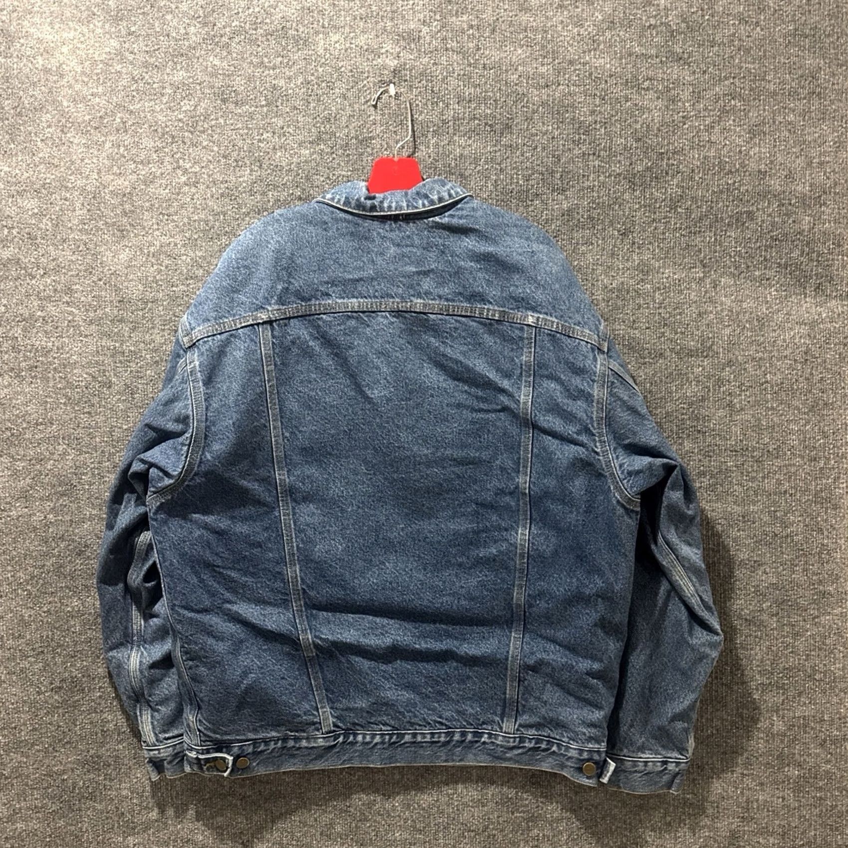 Carhartt VINTAGE Carhartt Jacket Denim Blanket Lined Trucker J11 DST Tall Size XL Men’s Size US XL / EU 56 / 4 - 7 Thumbnail
