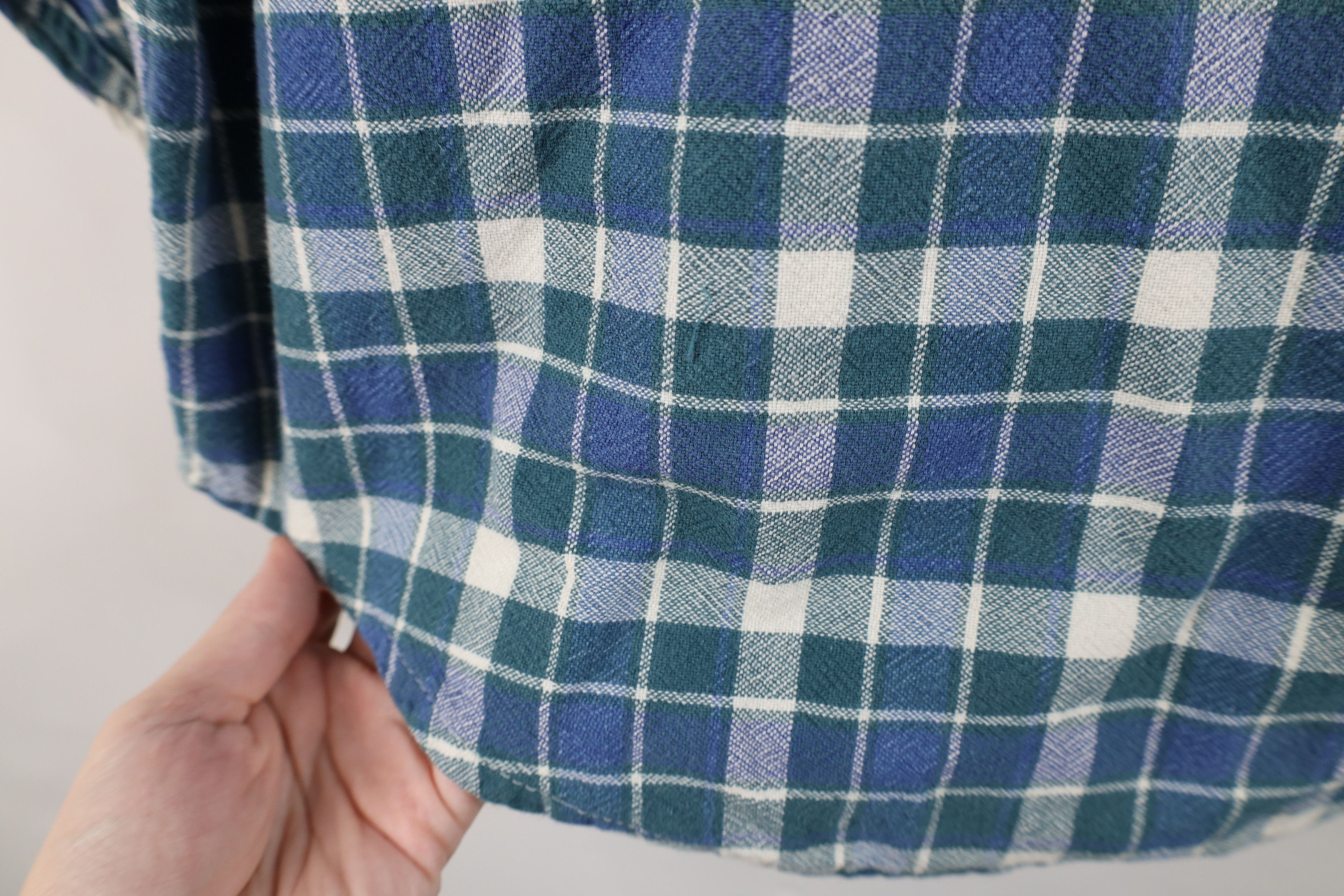 Eddie Bauer Vintage 90s Eddie Bauer Weave Button Down Shirt Plaid USA Size US L / EU 52-54 / 3 - 10 Thumbnail