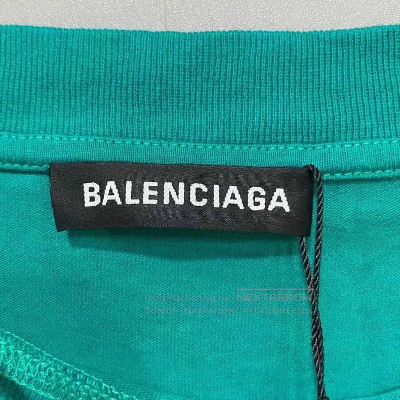 Balenciaga Balenciaga Lake Green Embroidered Valentine's Day Logo Sho Size US S / EU 44-46 / 1 - 5 Thumbnail