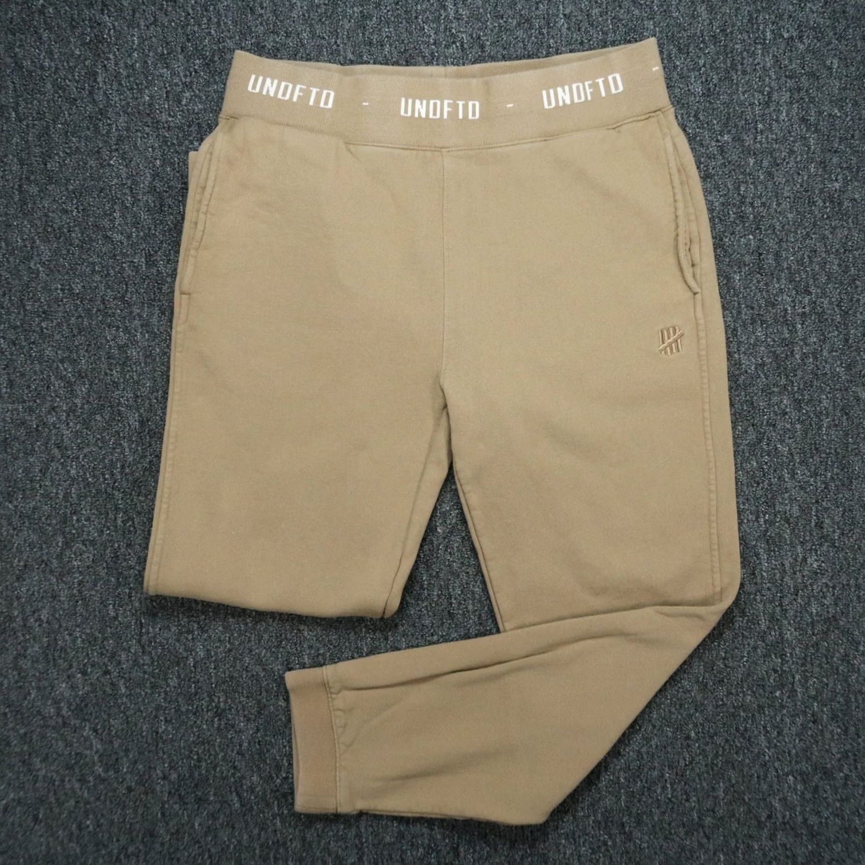 Undefeated UNDFTD Pants Mens M Brown Jogger Tapered French Terry Undefeated Size US 31 - 2 Thumbnail