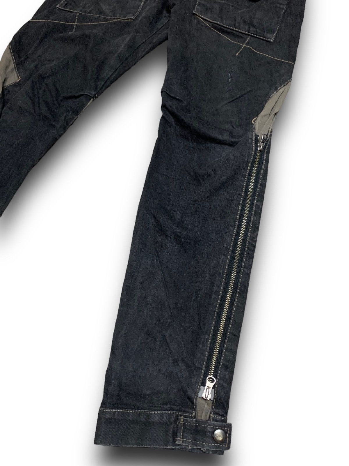 Designer × Japanese Brand × PPFM PPFM MULTI POCKET AND ZIP RARE DESIGN JAPANESE BRAND DENIM Size US 34 / EU 50 - 5 Thumbnail