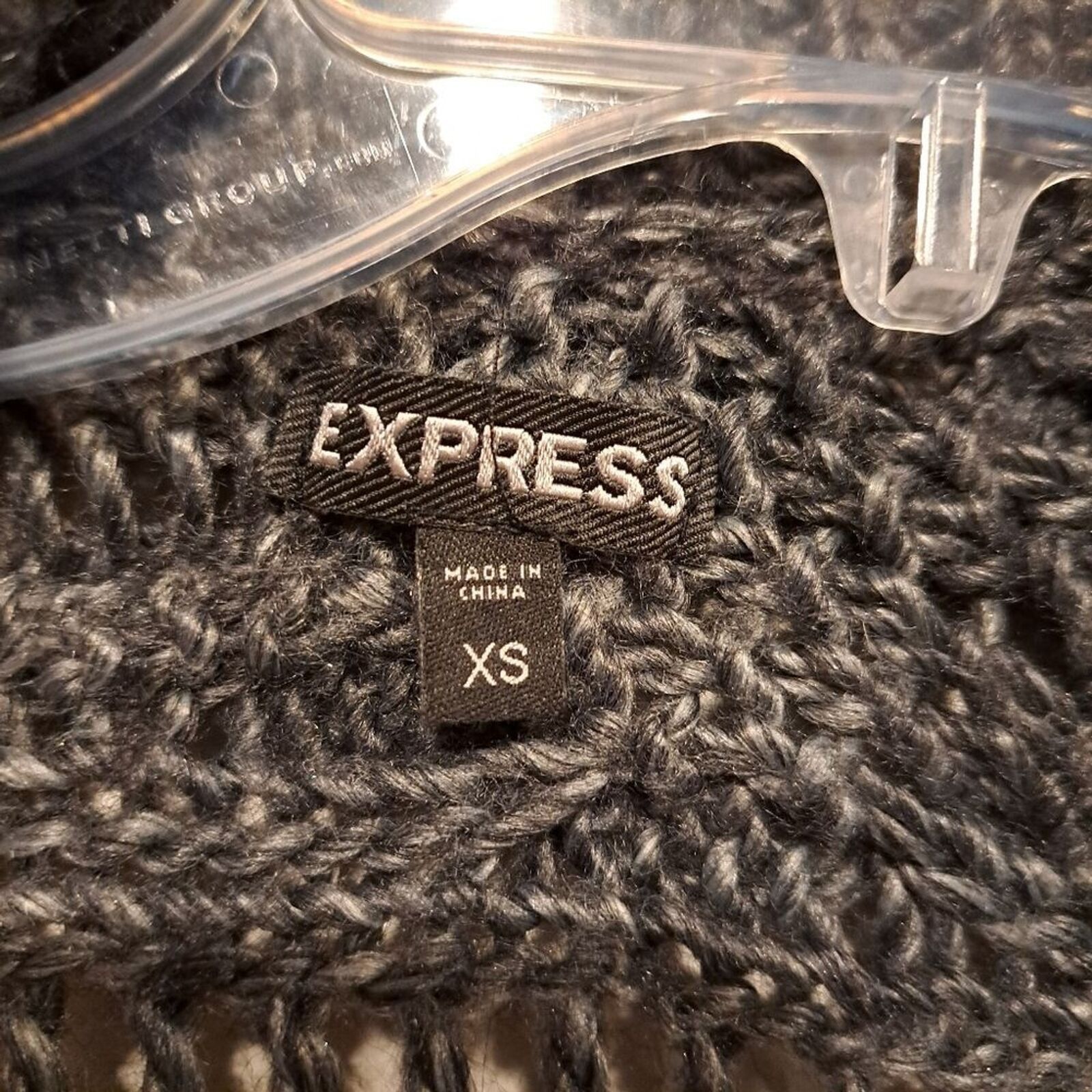 Express Express Y2K wool blend cable knit gray cardigan sweater XS Size XS / US 0-2 / IT 36-38 - 5 Thumbnail