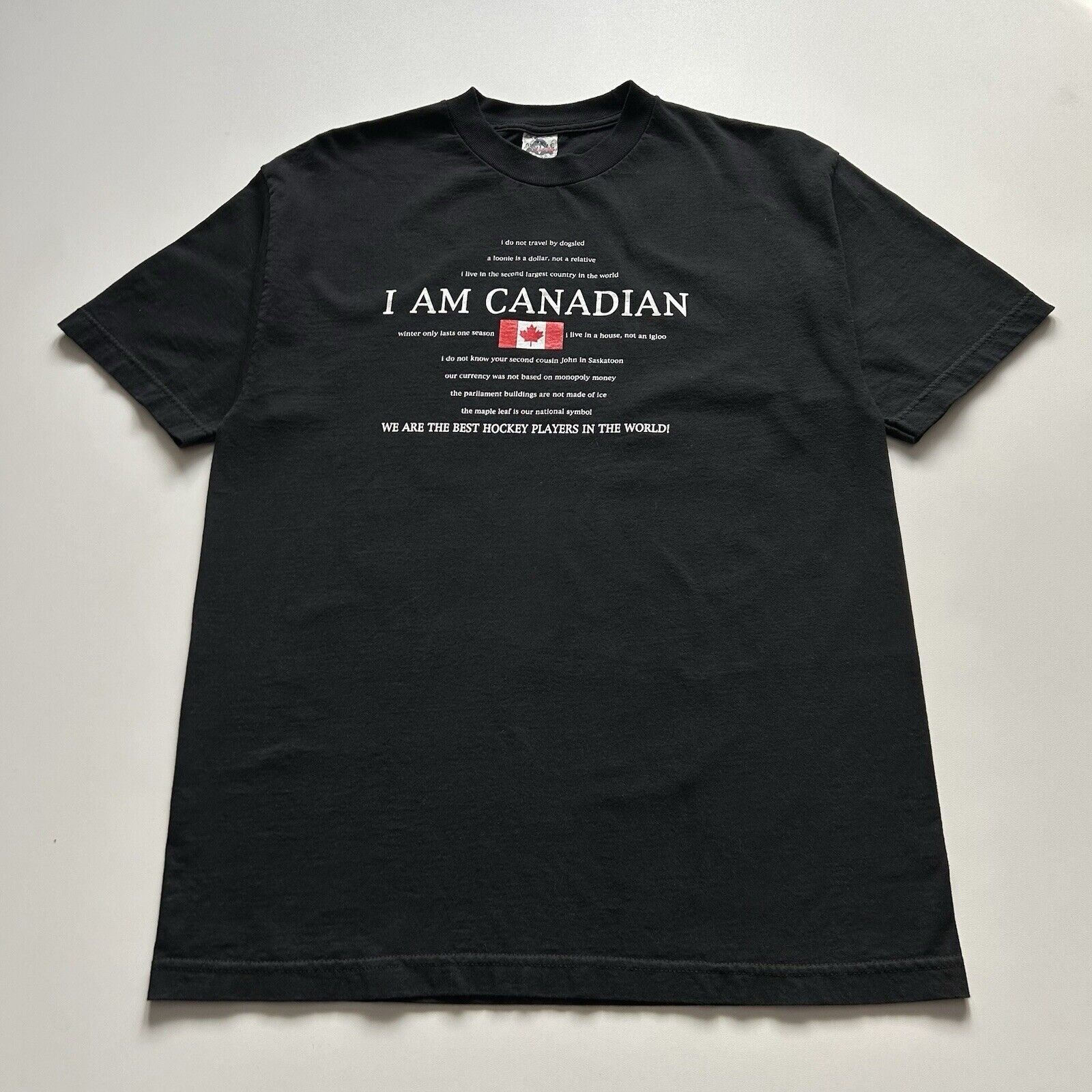 Vintage Vintage Y2K I Am Canadian Funny Canada T Shirt Large Faded Size US L / EU 52-54 / 3 - 1 Thumbnail