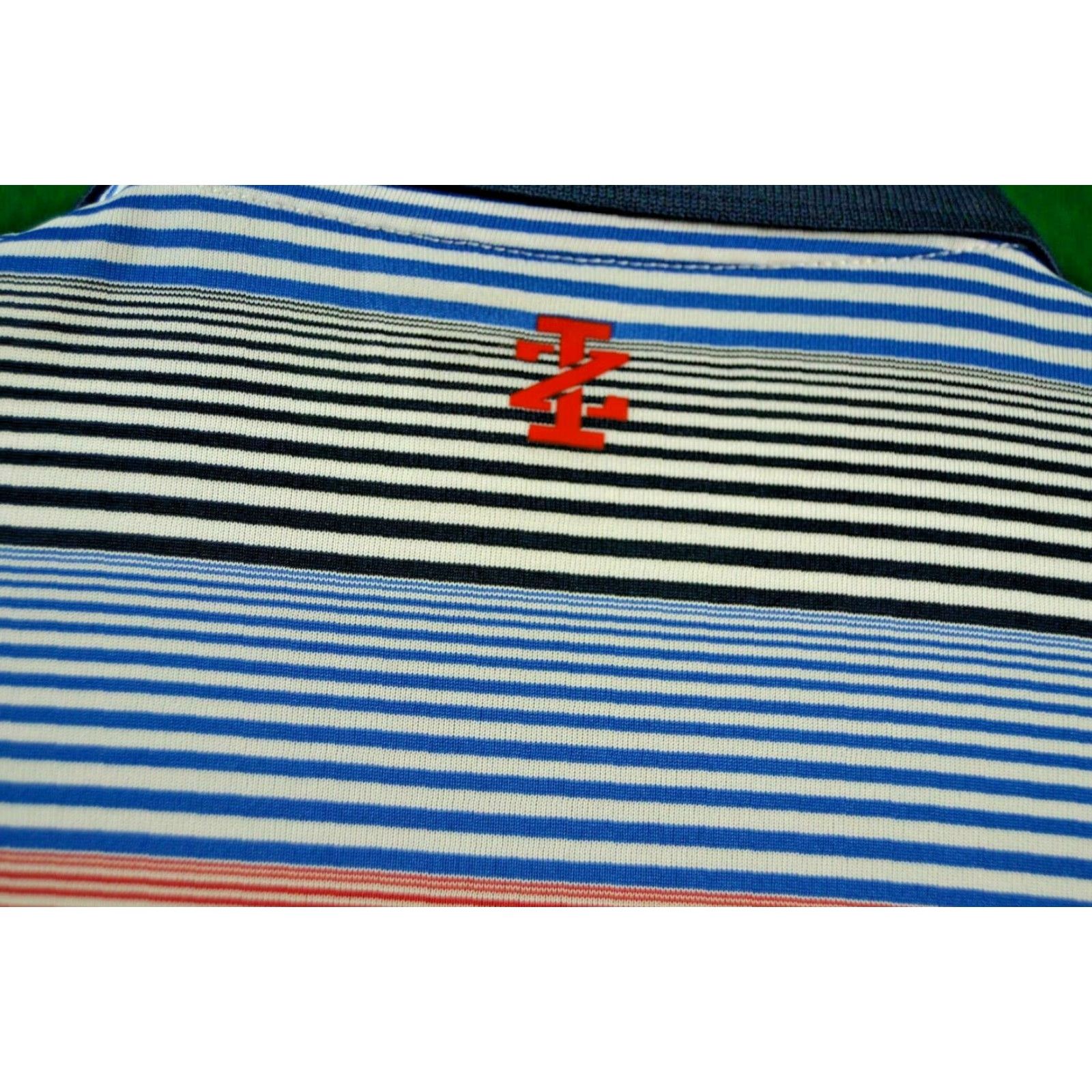 Izod Izod Polo Golf Shirt Multicolor Striped Men's SZ Large Size US L / EU 52-54 / 3 - 7 Thumbnail