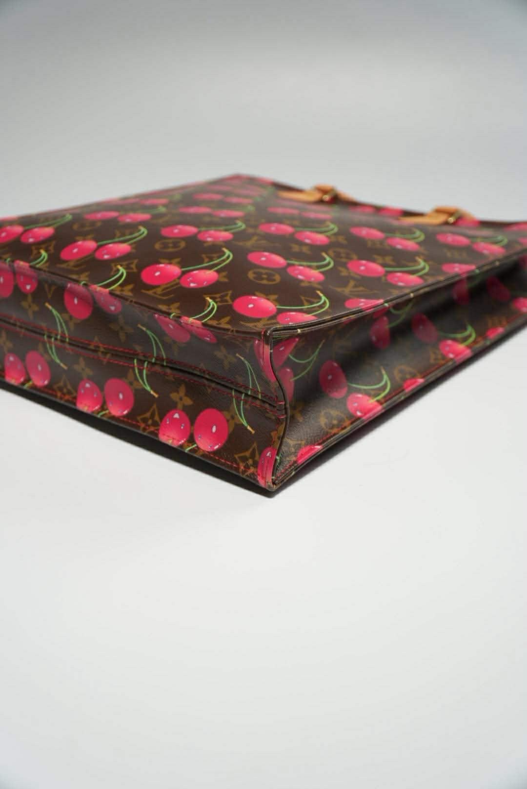 Louis Vuitton × Takashi Murakami Louis Vuitton Limited Edition Monogram Cerises Sac Plat Tote Size ONE SIZE - 7 Thumbnail