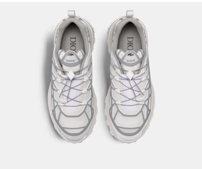 Dior o1w1db11124 B31 Runner Sneakers in White & Grey Size US 12 / EU 45 - 3 Thumbnail