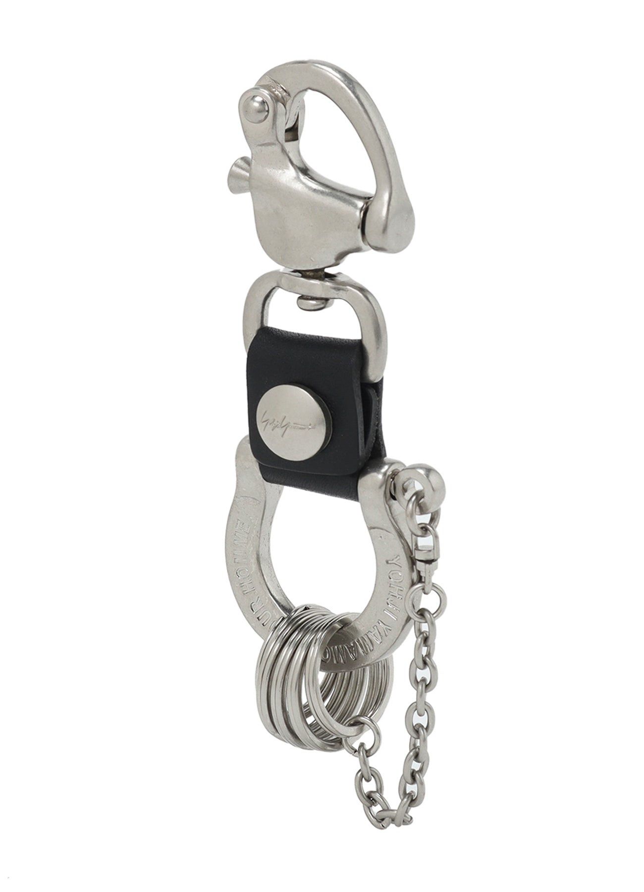 Yohji Yamamoto Yohji Yamamoto - Silver BRASS SIGNATURE CARABINER Size ONE SIZE - 1 Thumbnail