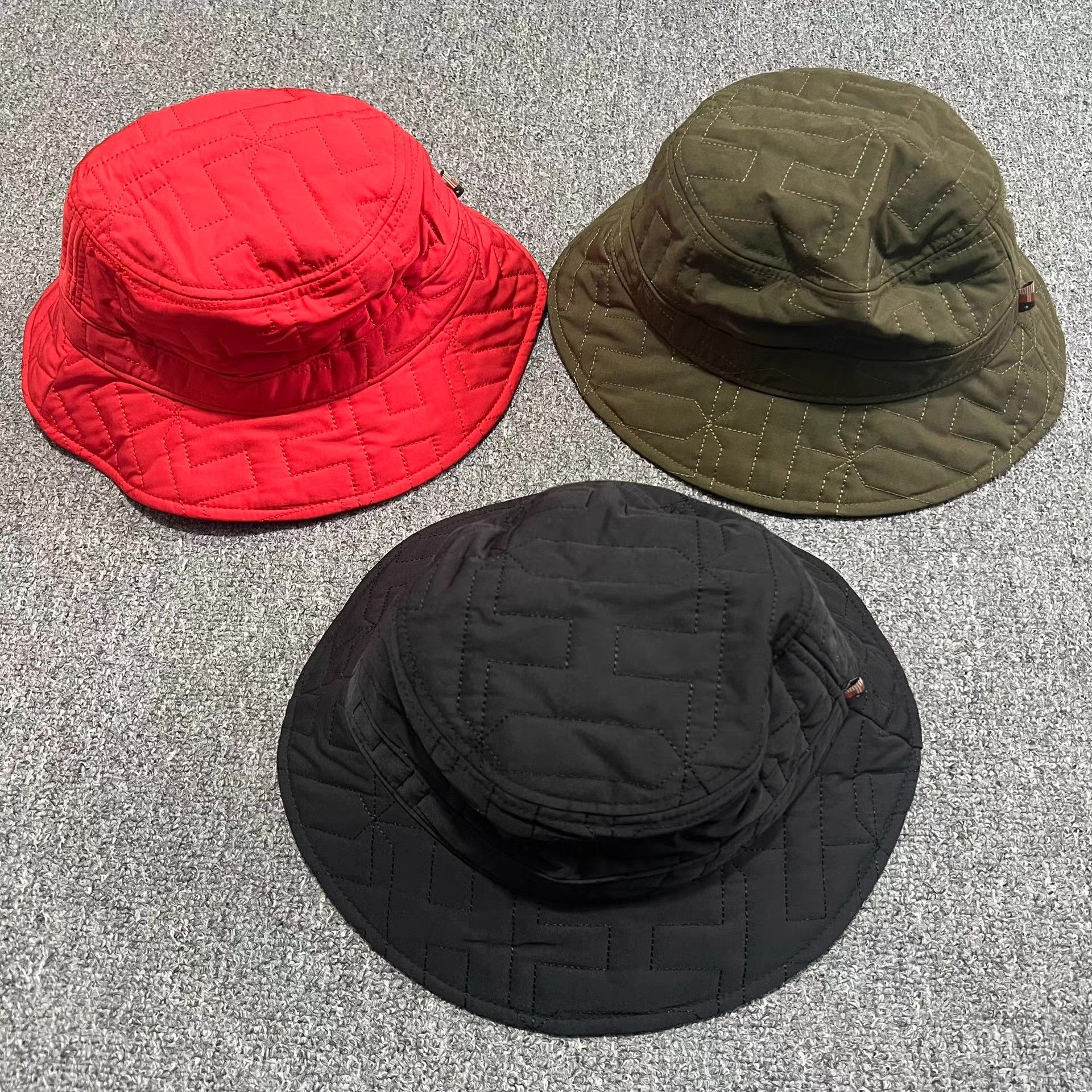 Honor the Gift HonorTheGift Quilted Single-Line Embroidered Bucket Hat Q7 Size ONE SIZE - 1 Thumbnail