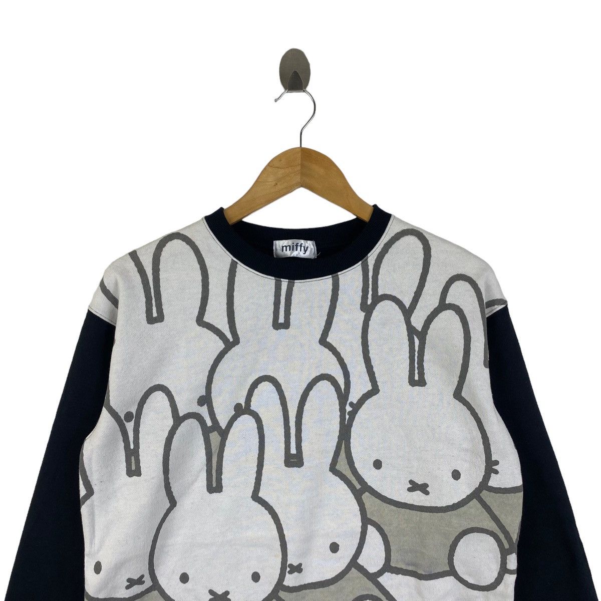 Cartoon Network × Vintage MIFFY Rabbit Children Television Series Sweatshirt Pullover Size L / US 10 / IT 46 - 4 Thumbnail