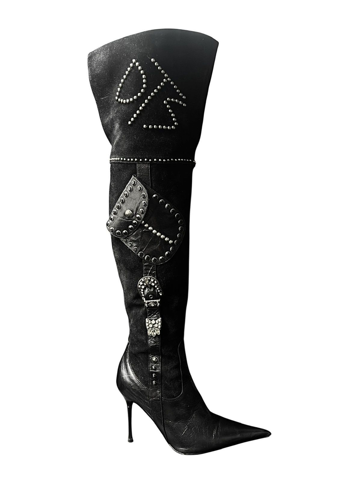 Cowboy Equipment Vintage El Dantes over-the-knee high boots Size 37 Size US 7 / IT 37 - 9 Thumbnail