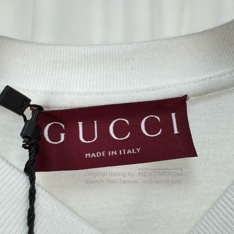 Gucci Gucci Belt letter short sleeve Size US S / EU 44-46 / 1 - 4 Thumbnail