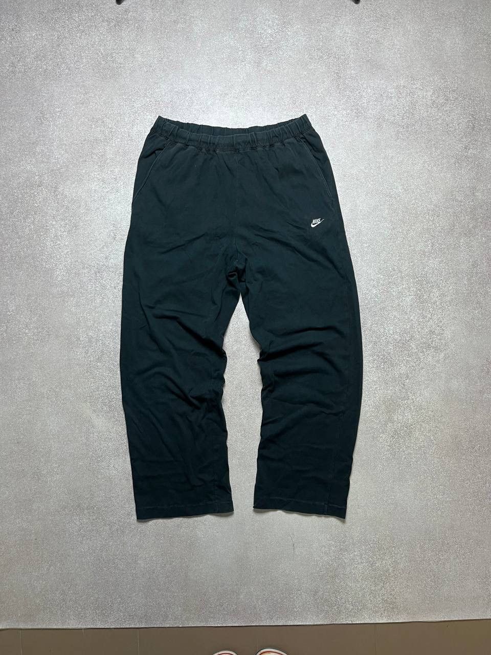 Nike × Vintage Vintage Nike Swoosh Baggy Cotton Trackpants Y2K 36 Size US 36 / EU 52 - 4 Thumbnail