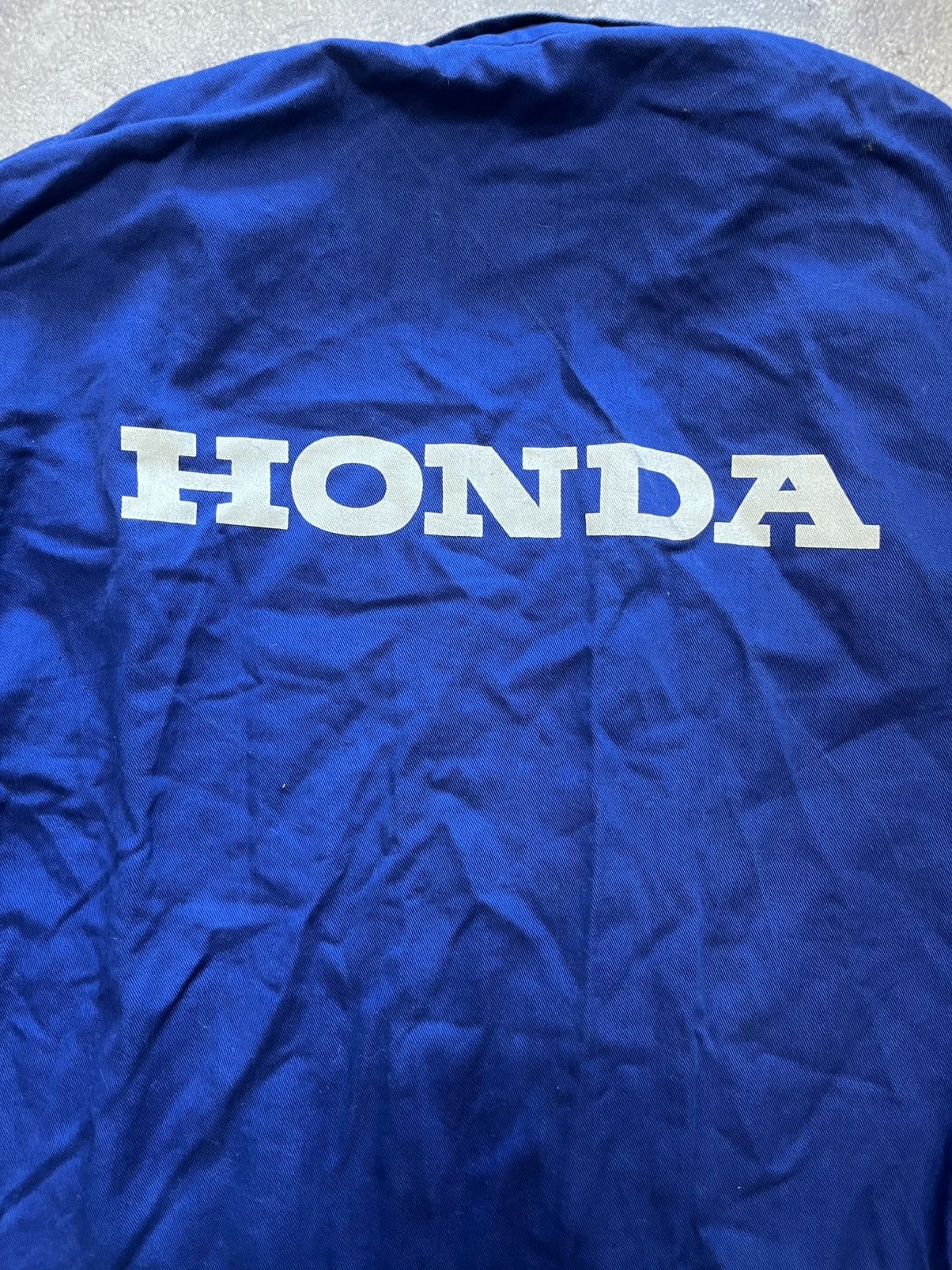 Honda Vintage Honda Mechanic Shop Coat Duster Jacket Size US XL / EU 56 / 4 - 4 Thumbnail