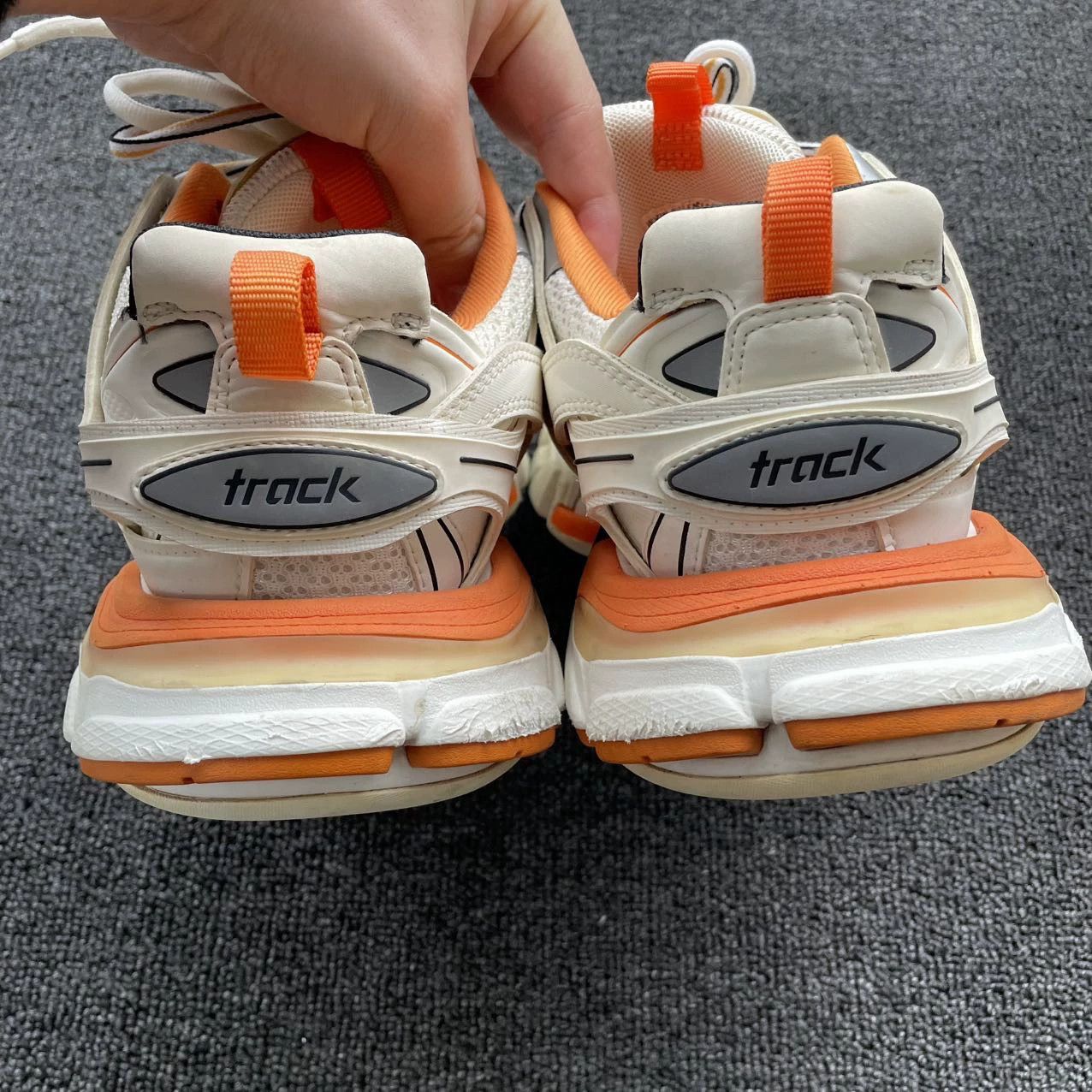 Balenciaga Balenciaga Track 38 White Orange 95new Size US 7.5 / IT 37.5 - 3 Thumbnail