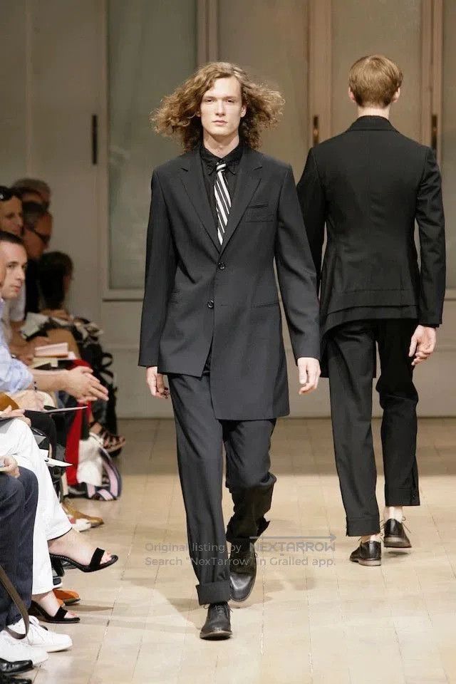 Yohji Yamamoto Yohji Yamamoto Asymmetric Wool Blazer. Size US S / EU 44-46 / 1 - 3 Thumbnail
