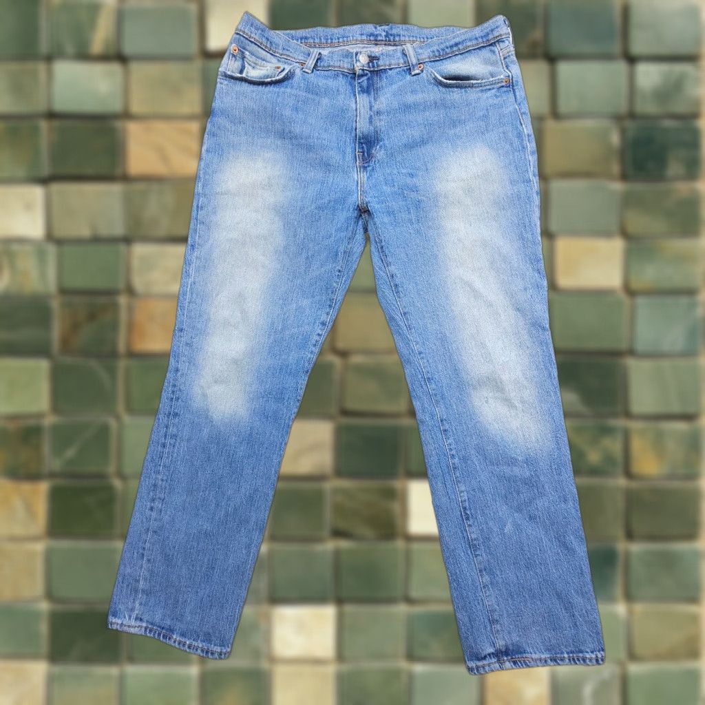 Levi's Levi's 541 Athletic Taper Jeans Mens 36 x 30 Blue White Oak Denim Faded Denim Jeans 36 Mens Leisure Comfort Pockets Regular Size US 36 / EU 52 - 1 Thumbnail