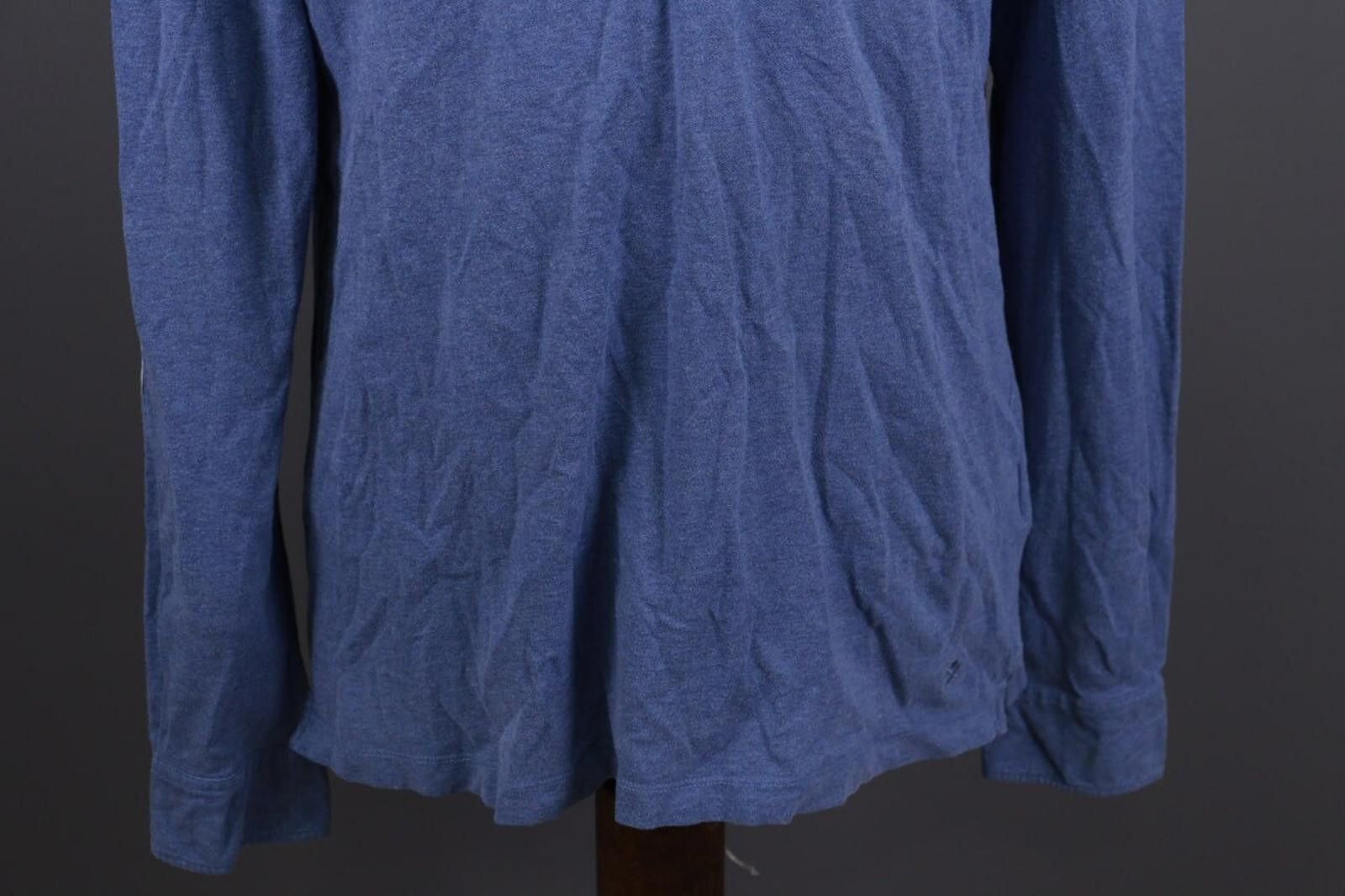 Designer Hackett London Classic Fit Blue Rugby Polo Sweater Size L Size US L / EU 52-54 / 3 - 2 Thumbnail