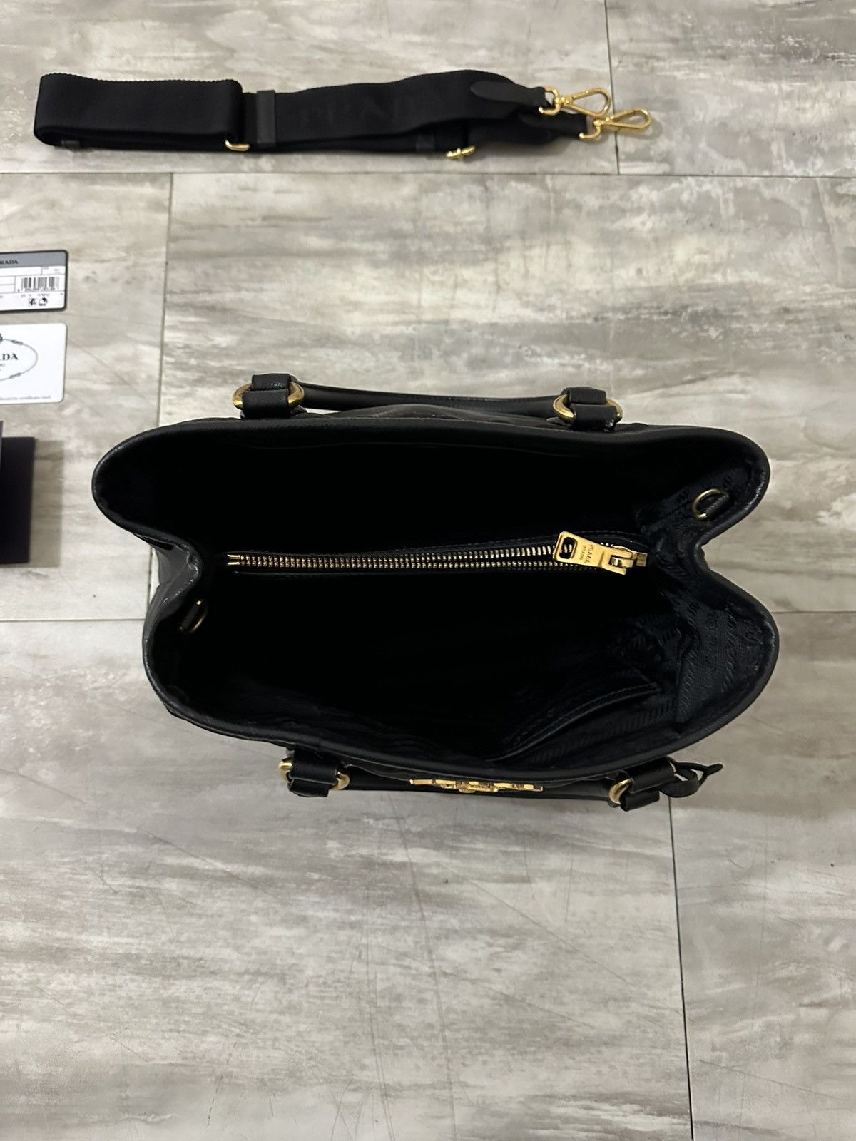 Prada Prada Tessuto Nylon Two Way Satchel Purse Size ONE SIZE - 7 Thumbnail
