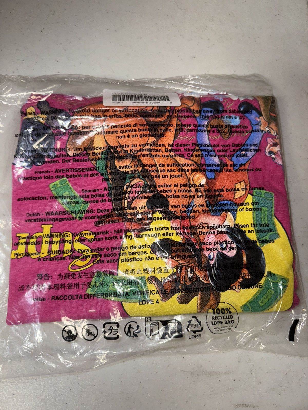 Supreme Supreme All Dogs Go To Heaven Tee Size US M / EU 48-50 / 2 - 3 Thumbnail