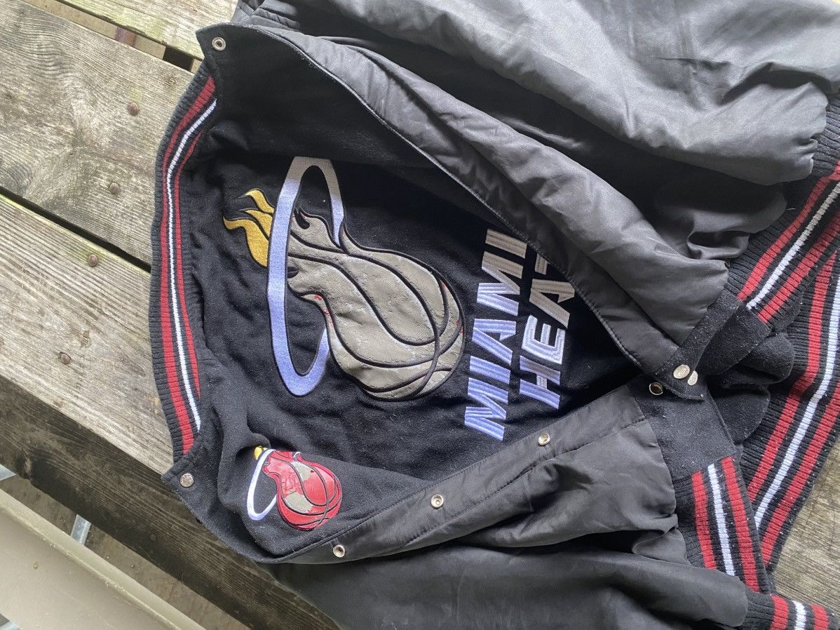 JH Design × NBA Miami Heat x JH Designs Bomber Jacket Size US L / EU 52-54 / 3 - 2 Thumbnail