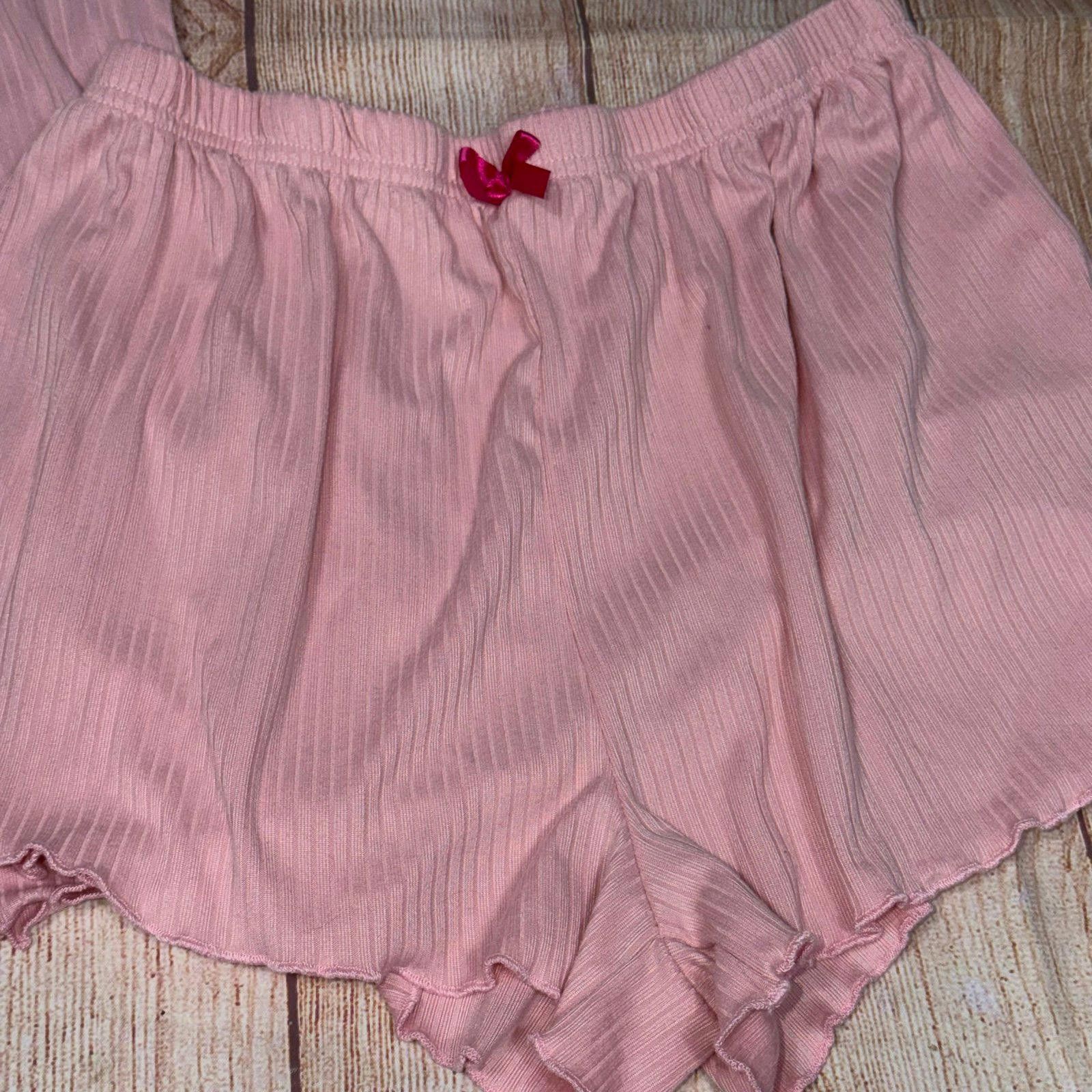 Other Rampage Women’s Medium Pink Pajama Set with Bow Accents Size ONE SIZE - 3 Thumbnail